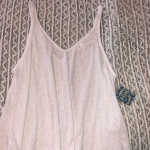 Free people white tank size small NWT